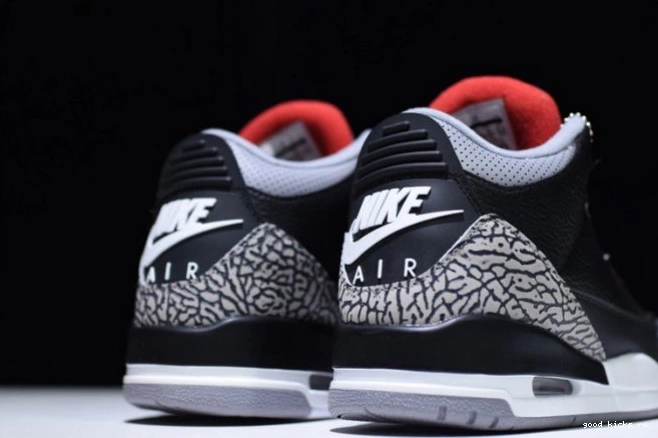 854262-001 Cement Air Black Jordan 3 0825